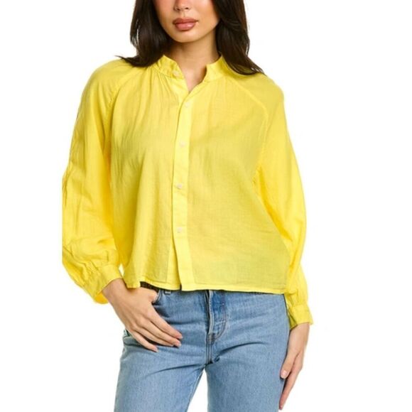 NWT MOTHER THE SUNBURST BLOUSE - Picture 1 of 9